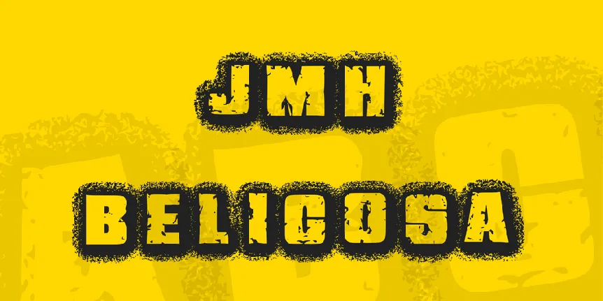 JMH Belicosa font