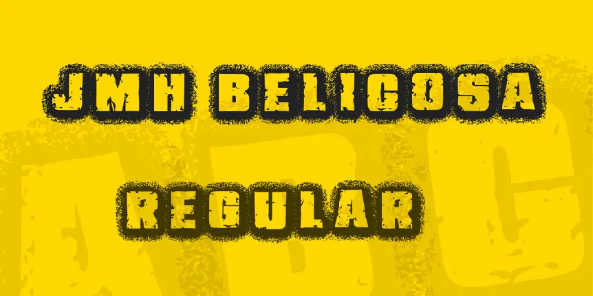 JMH Belicosa font