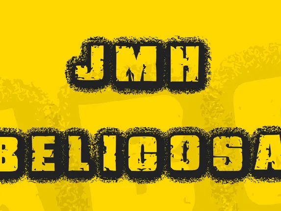 JMH Belicosa font