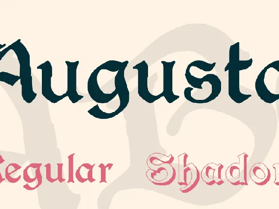 Augusta font