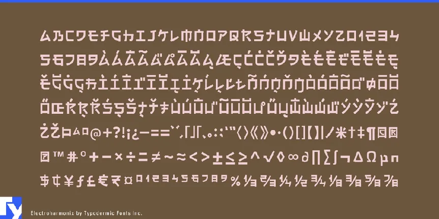 Electroharmonix font