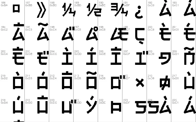 Electroharmonix font