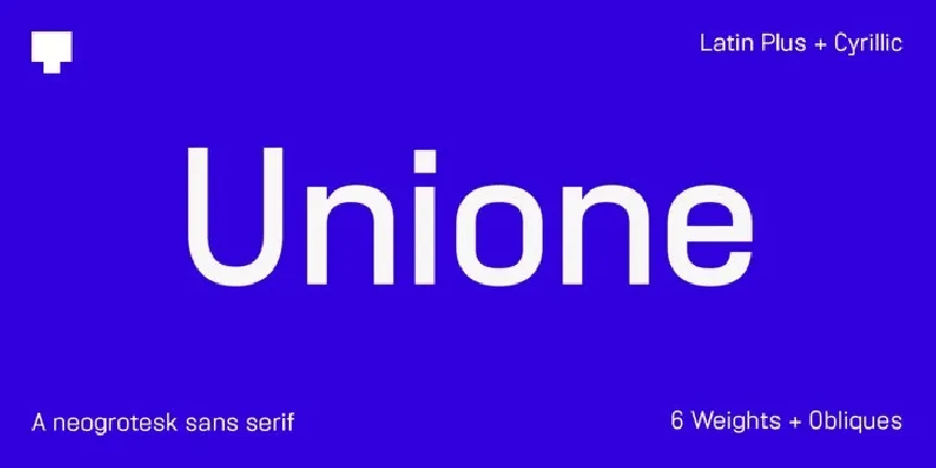 Unione Sans Family font