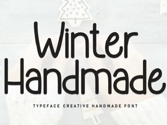 Winter Handmade Display font