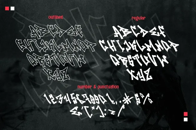 Raven Graff font