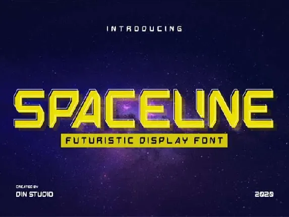 Spaceline font