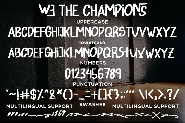 We The font