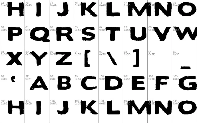 Bactosaurus font