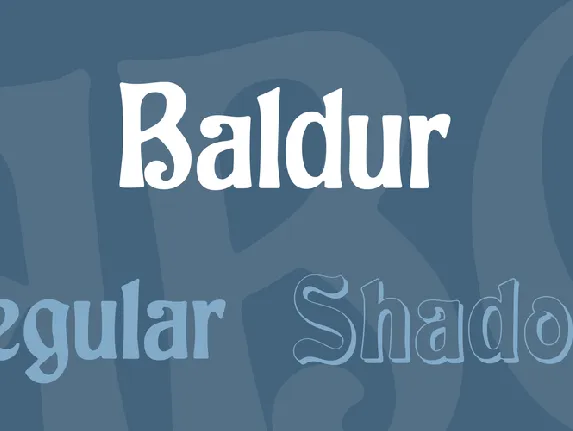 Baldur font