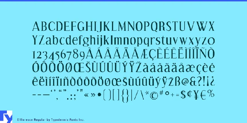 Effloresce font