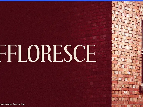 Effloresce font