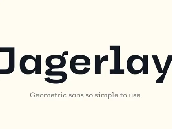 Jagerlay font