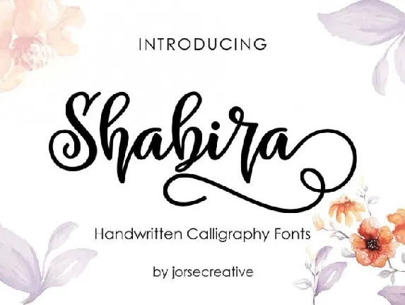 Shabira font