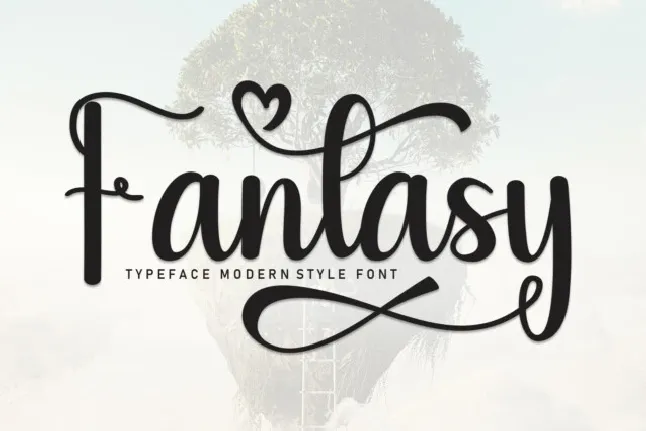 Fantasy Script Typeface font