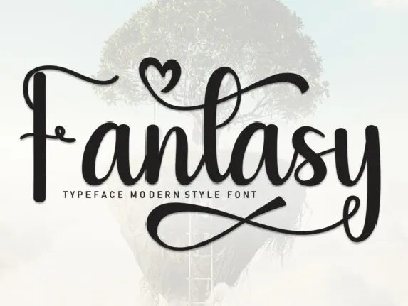 Fantasy Script Typeface font