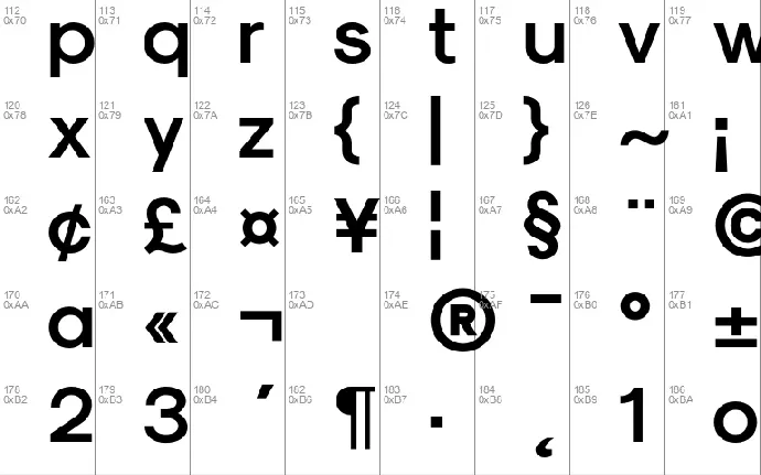 Modernist Free font