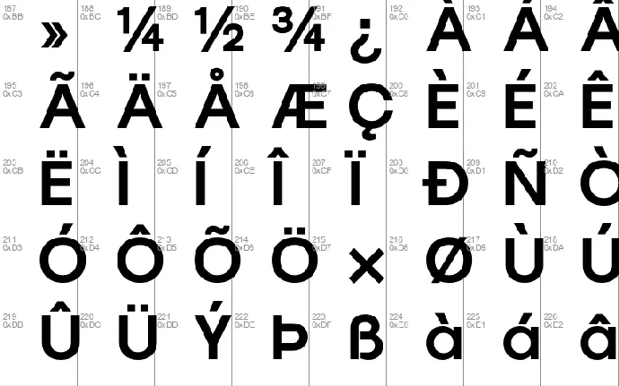 Modernist Free font