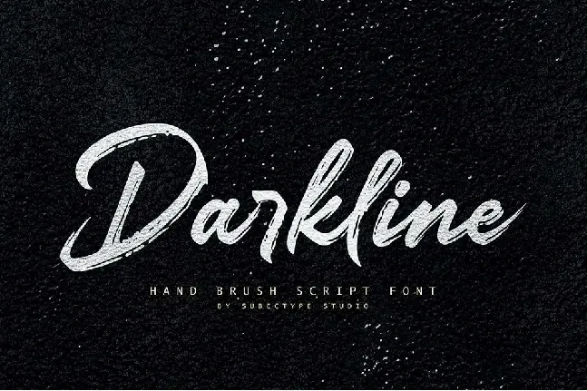 Darkline font