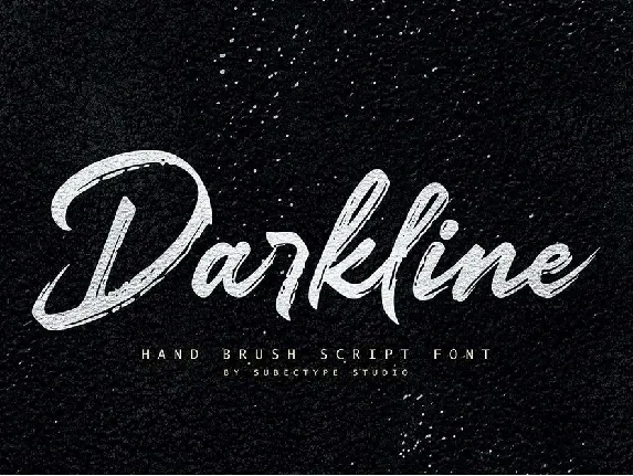 Darkline font