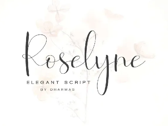 Roselyne Script Free font