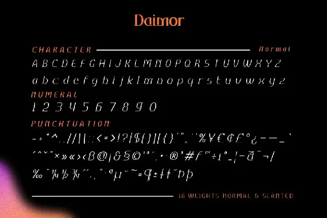 Daimor Personal Use font