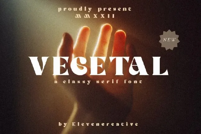 Vegetal font