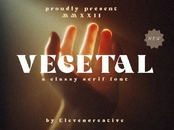 Vegetal font