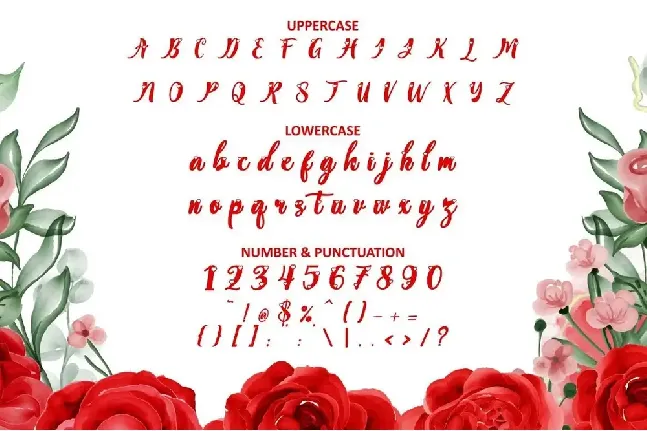 Wedding Bouquet font