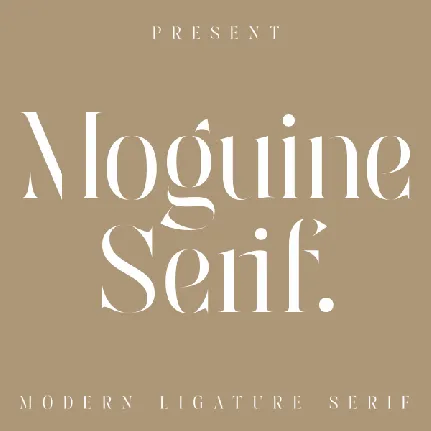 Moguine Serif PERSONAL USE font