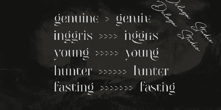 Moguine Serif PERSONAL USE font