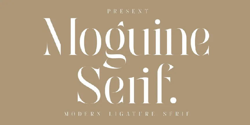 Moguine Serif PERSONAL USE font