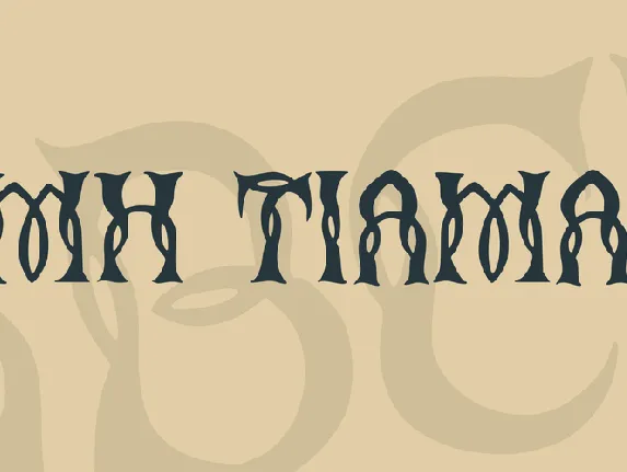 JMH Tiamat font