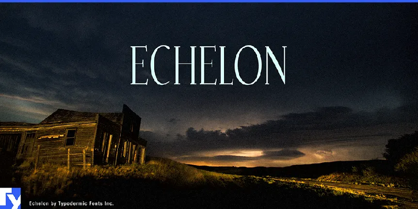 Echelon font