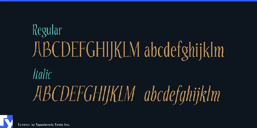 Echelon font