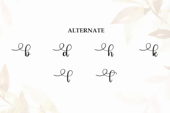 Special Handwritting font