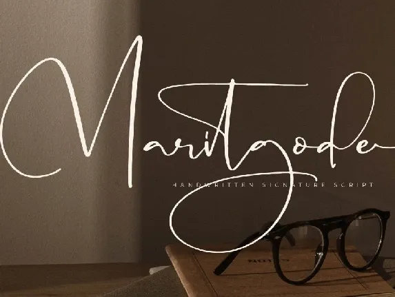 Maritgode DEMO VERSION font