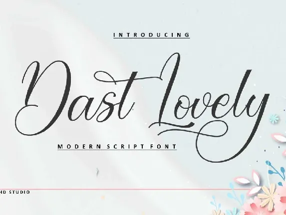 Dast Lovely font