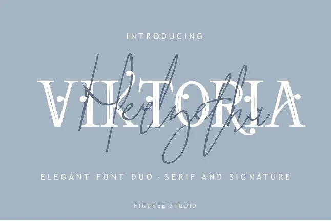 Viktoria Elegant Duo Free font