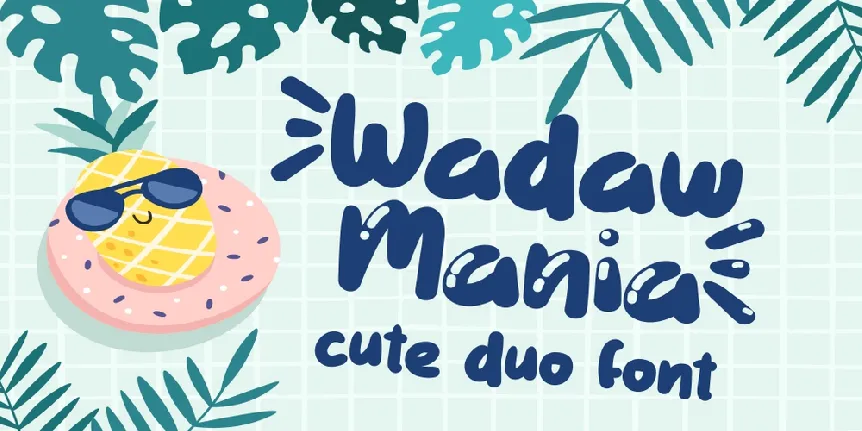 Wadaw Mania font