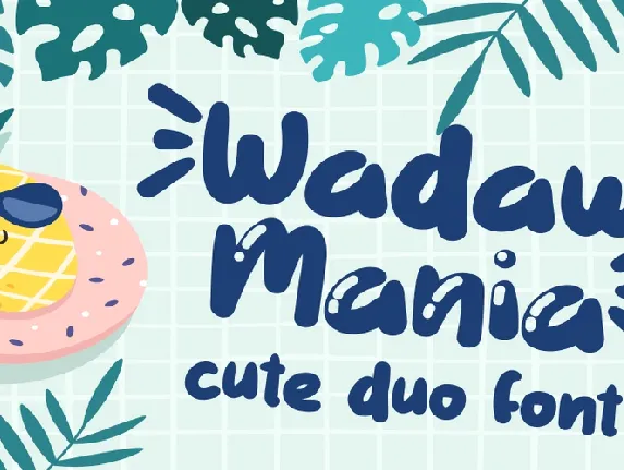 Wadaw Mania font