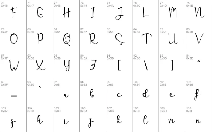 Sarleetta font