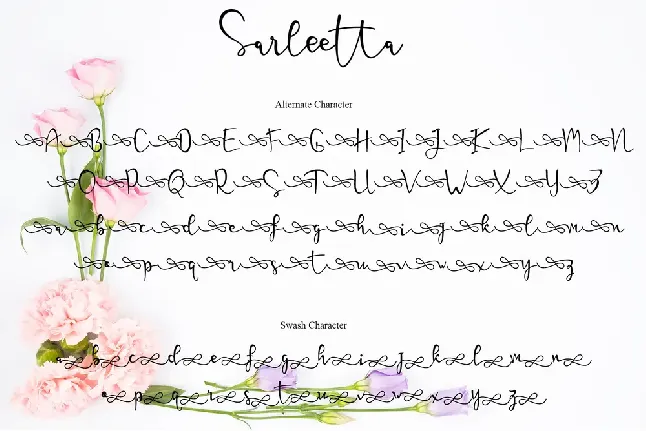 Sarleetta font