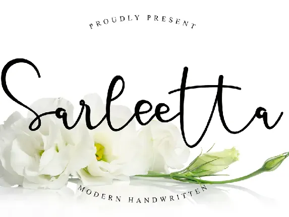 Sarleetta font