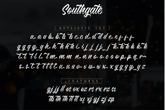 Southgate font