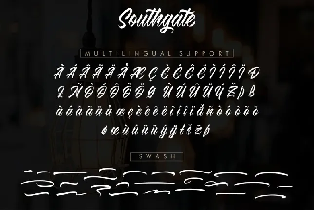 Southgate font