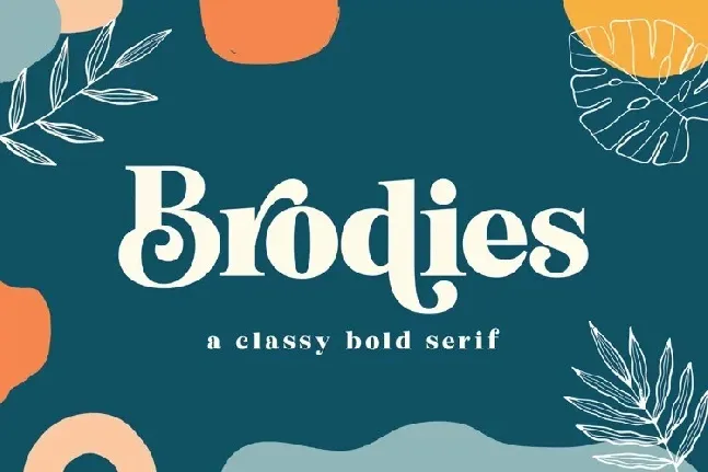 Brodies font