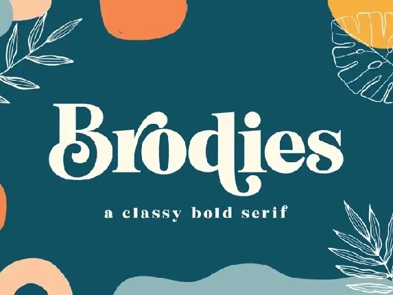 Brodies font