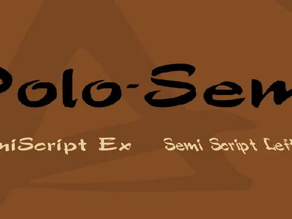 Polo-Semi font