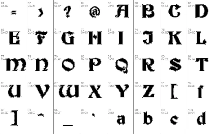 Becker font