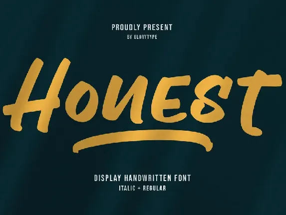 Honest font